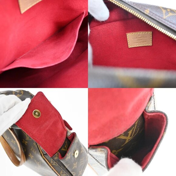 LOUIS VUITTON LV Excentri Cite Hand Bag Monogram Leather Brown - Picture 13 of 14